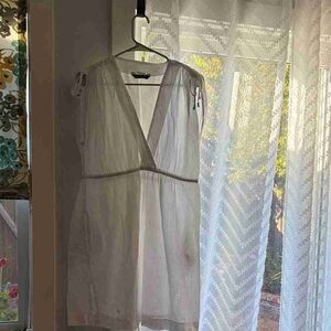 White Sleeveless Dress